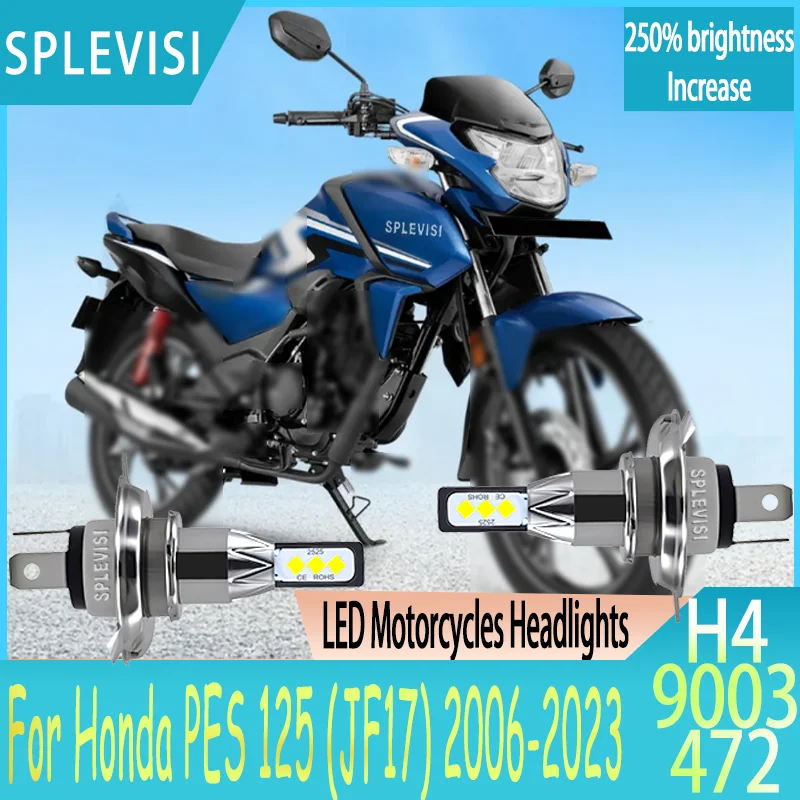 

Universal Fit LED Headlight - Aluminum, Fanless, Wireless For Honda PES 125 (JF17) 2006 2007 2008 2009 2010 2011 2012 2013-2023