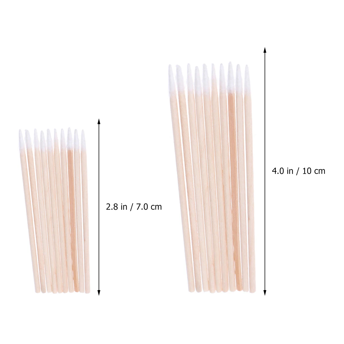 

200pcs Pointed Disposable Non Linting For Single Pointed Head Cotton Swab Eyelash Nail Makeup Cotton Swab Home Use