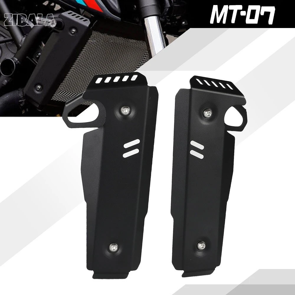 

For YAMAHA MT-07 MT07 FZ-07 FZ07 2018 2019 2020 2021 2022 2023 2024 2025 Motorcycle Side Radiator Grille Cover Guard Protector