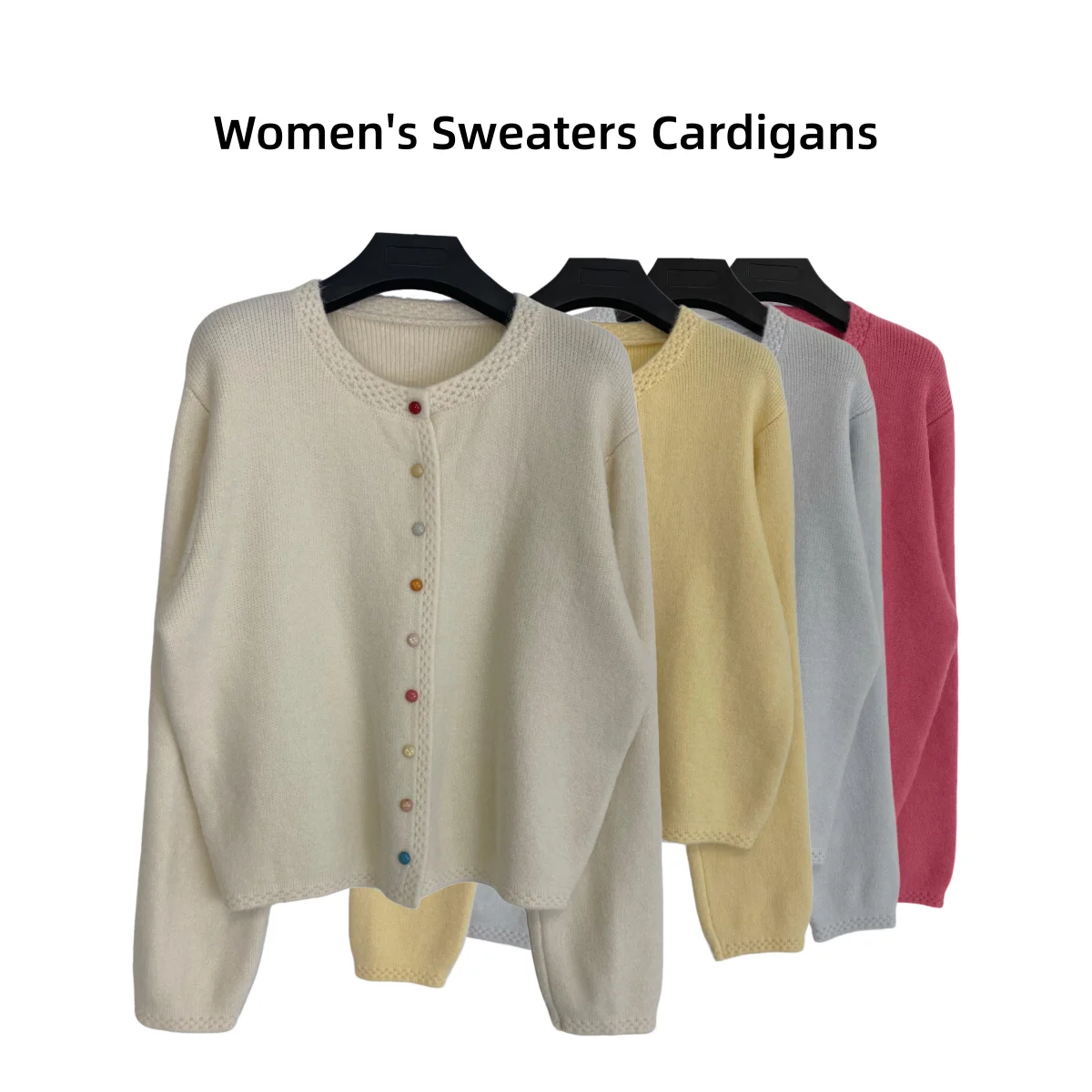 

Осенне-зимние женские свитера, кардиганы, корейская мода, повседневный кардиган с длинными рукавами, топы, простая шикарная мягкая теплая вязаная верхняя одежда, новинка