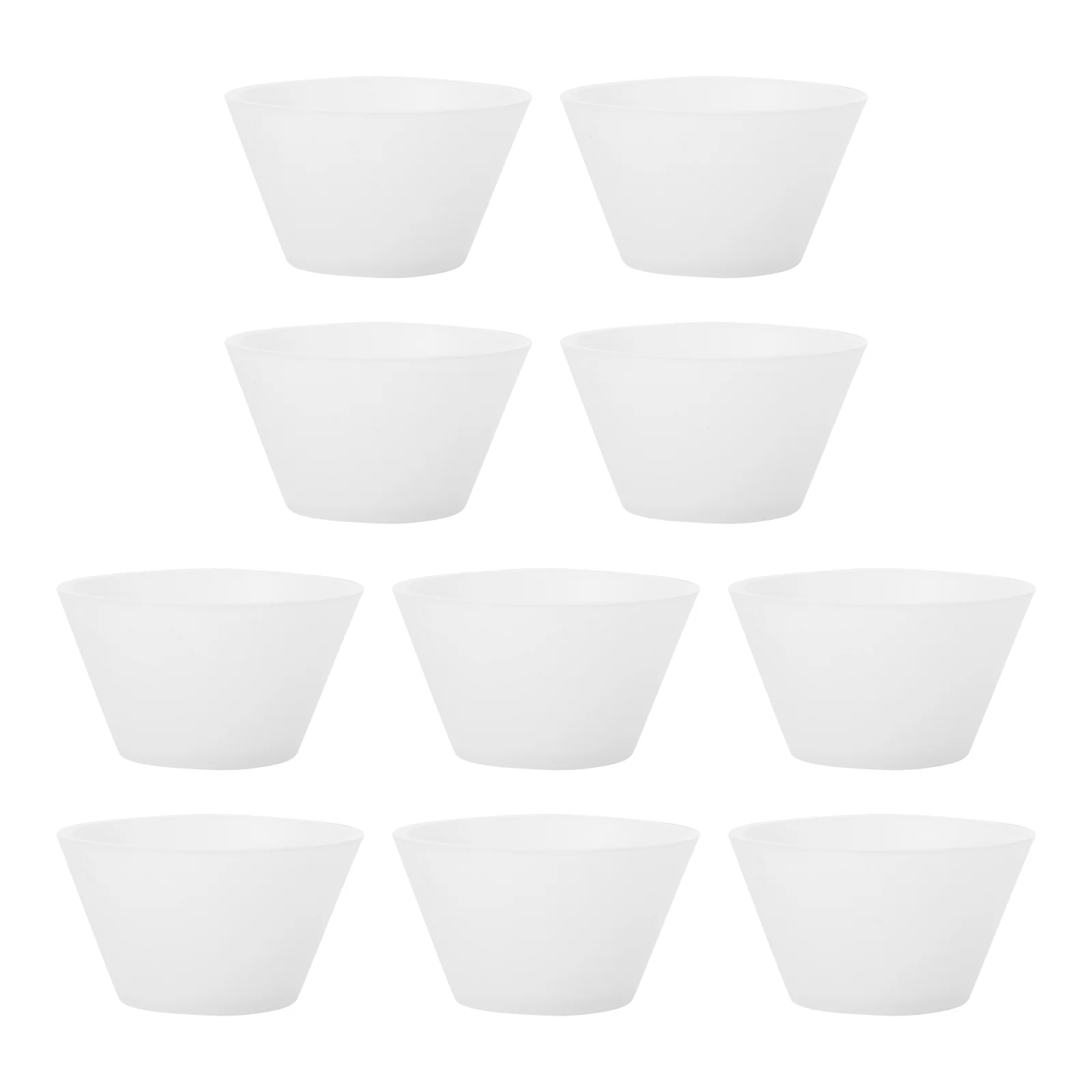 

10Pcs Glue Cups Silicone Mixing Tools Epoxy Resin Parts Craft Device Flexible Making Jewelry Accessories