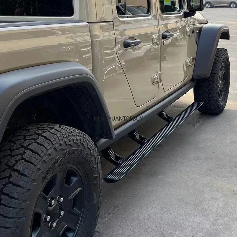 Superior Quality Electric Side Steps Automatic Aluminium Alloy Electric Running Board for  Gladiator JT 2019-2024
