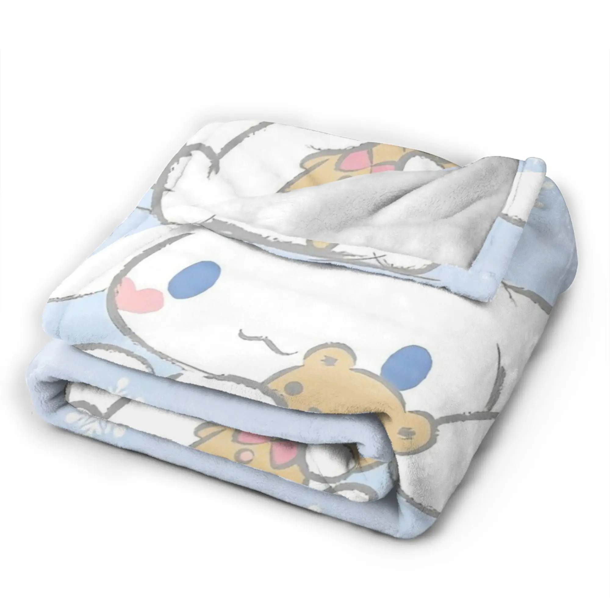 Kawaii سينامورول الفانيلا البطانيات سانريو لطيف الكرتون مخصص رمي بطانية للمنزل 200x150 سنتيمتر لحاف