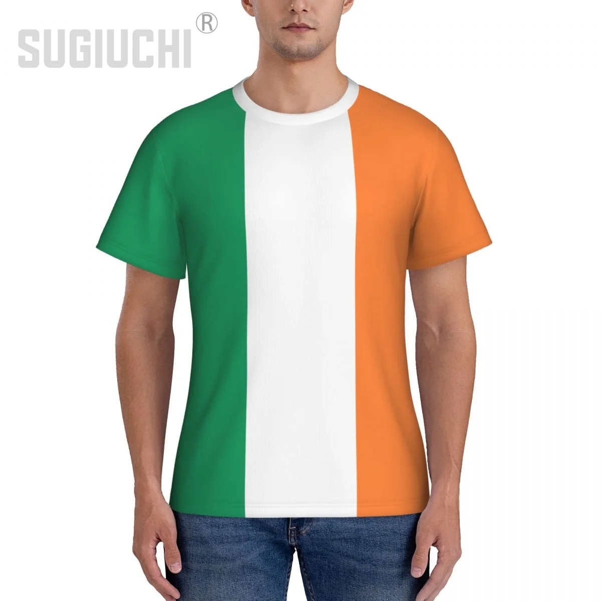 Tight Sports T-shirt Ireland Flag Irishman 3D For Men Women Tees jersey Clothes Soccer Football Fans Gift Patriotic T shirt