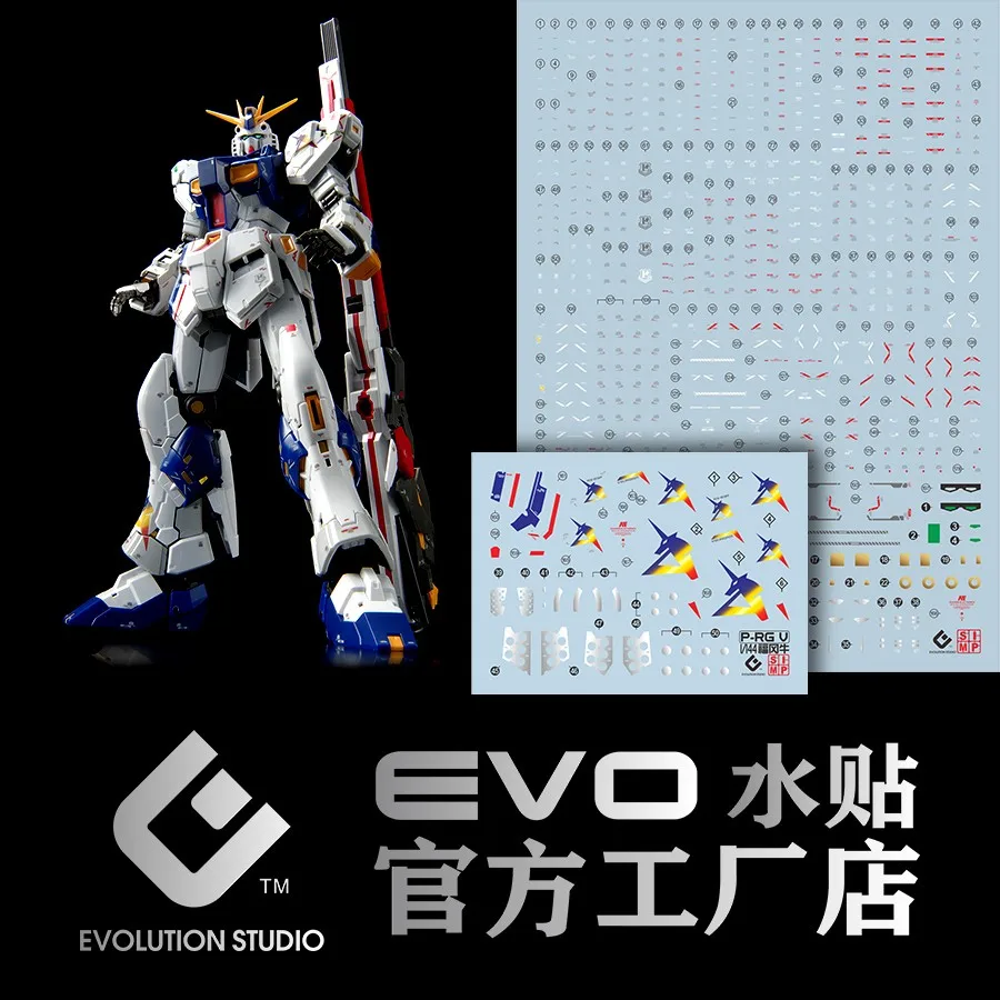 

EVO Water Decal For 1/144 RG Nu RX-93ff Model Auxiliary Materials High Precision Decals Plastic Model Detail-up Signs