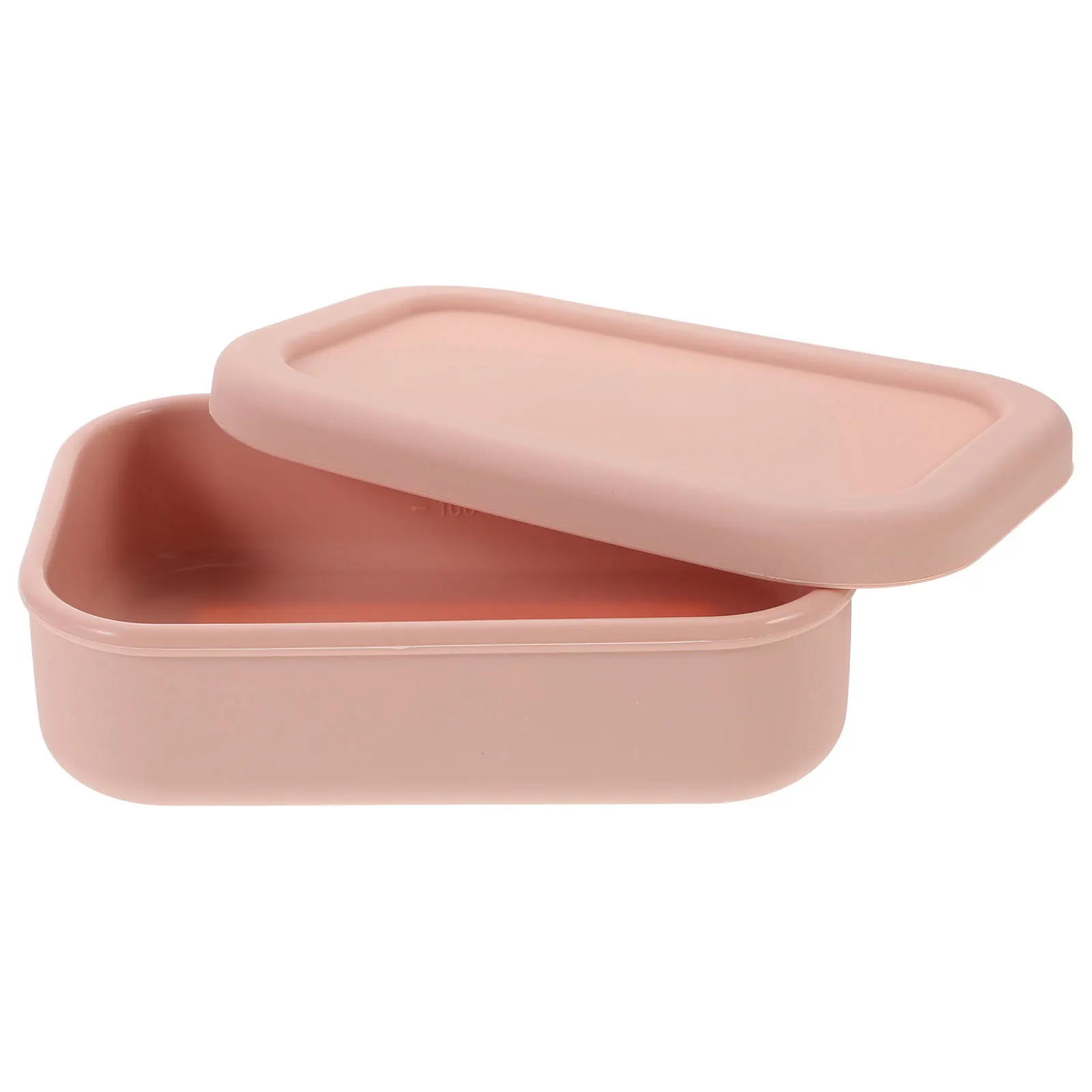 

Travel Soap Holder Lightweight Silicone Box Lid Thumb Open Design Compact Practical Travel Soap Box Bathroom Supplies
