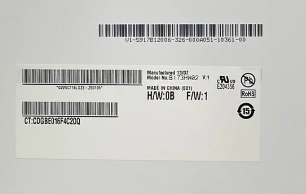 

B173HW02 V.1 V.0 fit N173HGE-L11 B173HW01 V.5 HSD173PUW1 N173HGE-L21 17.3'' Laptop LCD Screen 1920*1080 LVDS 40 Pins