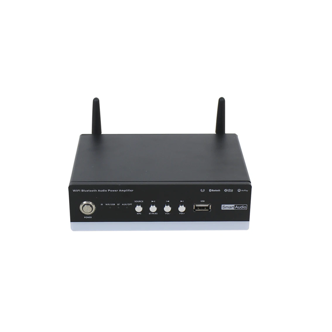 Blue-tooth Music Sound Equipment 2*60W 2-Channel Wifi Blue Tooth Audio Amplifier