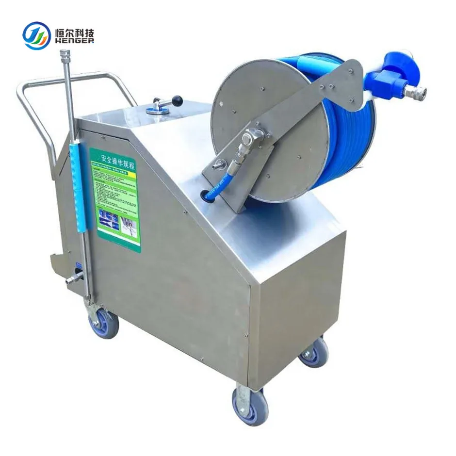 Portable High Pressure Water Jet Sewer Cleaning Machine High Pressure Cleaning Machine For Food Workshop