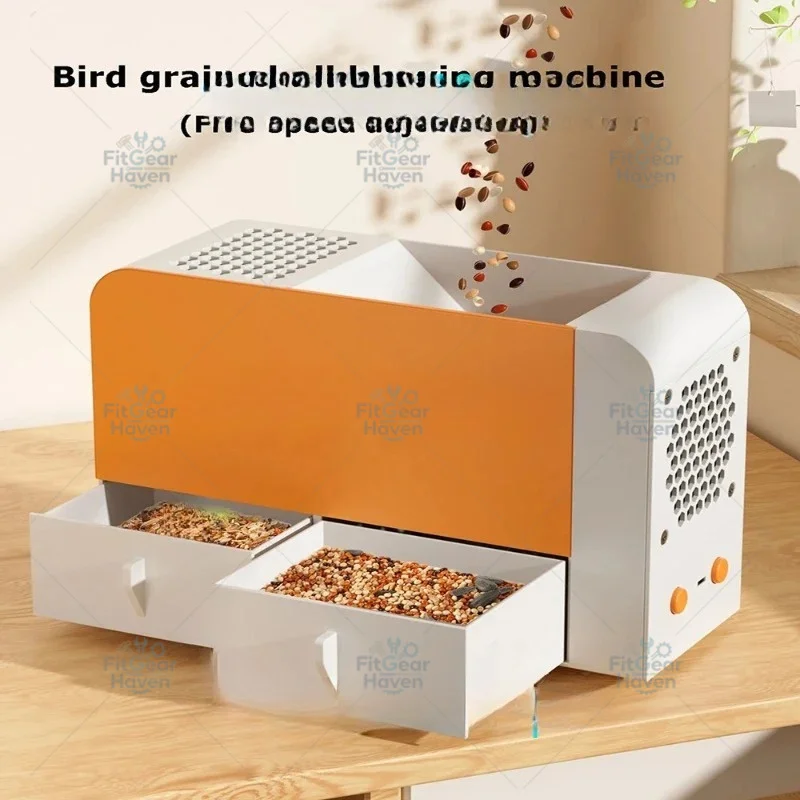 Electric Grain Winnower for Bird Seeds Seed Winnowing Machine Grain Husk Blower for Kitchen Use