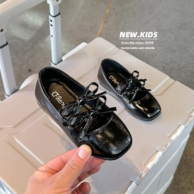 Girl Shoe Fashion Flats for Children Casual Kid Comfortable PU Leather Shoes Boys Girl Kid Candy Loafers New Flat Boy Shoes