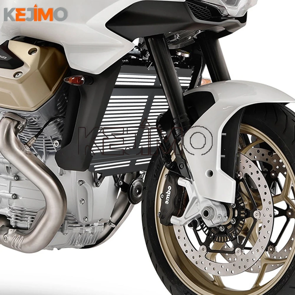 

2025 2026 Motorcycle For Moto Guzzi Stelvio 1000 V100 S Mandello Stelvio 2024 Radiator Grille Guard Cover Protection Accessories