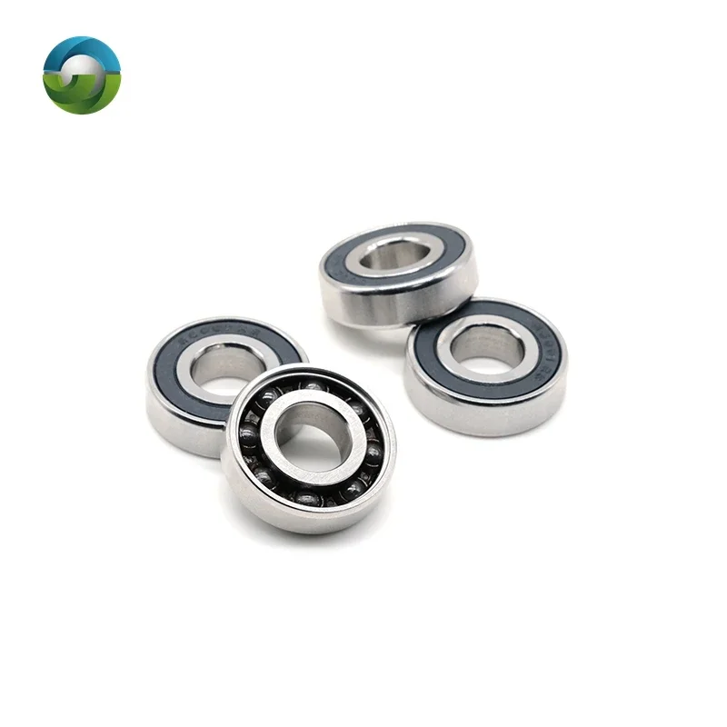 1PC 6001RS Hybrid Ceramic Bearing ABEC-7 12*28*8 mm  Bicycle Bottom Brackets & Spares 6001 RS 2RS Si3N4 Ball Bearings 6001-2RS