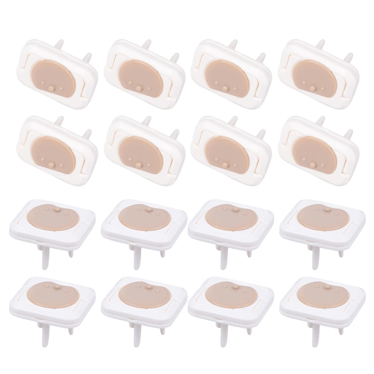 

24pcs Socket Cover Children Safety Protection Cover Outlet Protector Rotatable Durable Multi- Room Use