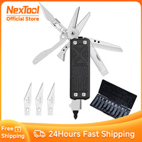 NexTool E1 Pocket Multitool Knife 10In1 Folding Knife Scissors Plier Saw Outdoor Hiking Camping EDC Equipment Folding Multitool