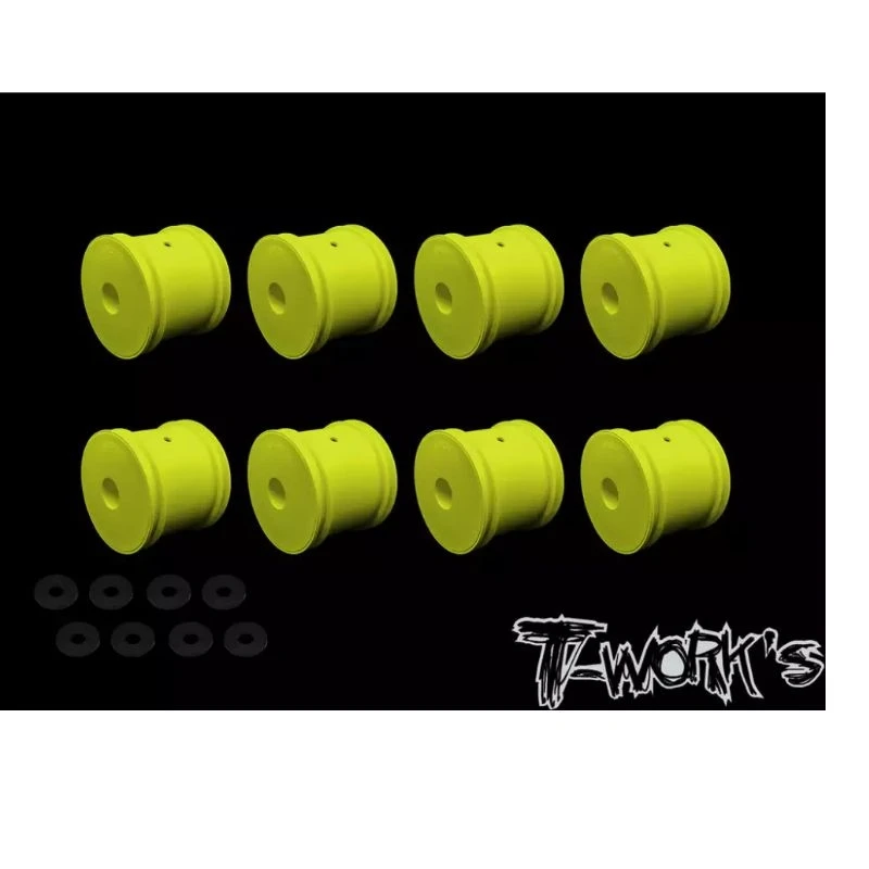 Original T arbeitet TE-238-B 12mm Lkw Rad Weiß (TLR 22T 4,0) 4/8 stücke. Professionelle Rc teil