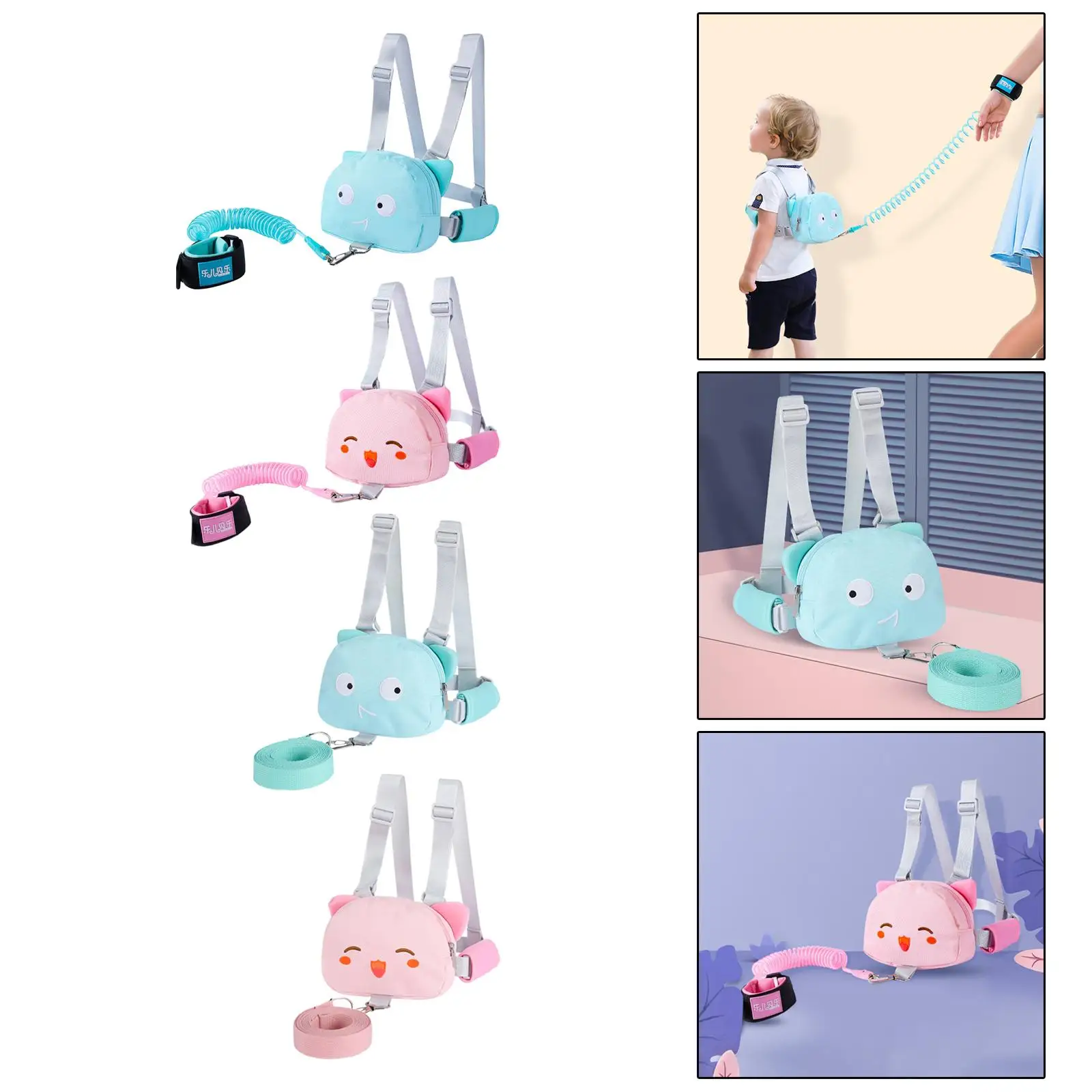 Anti-Lost Artifact Belt Traction Rope Anti Belt Baby Harness Backpack Child Anti-Lost Backpack for Outdoor Walking - view 6