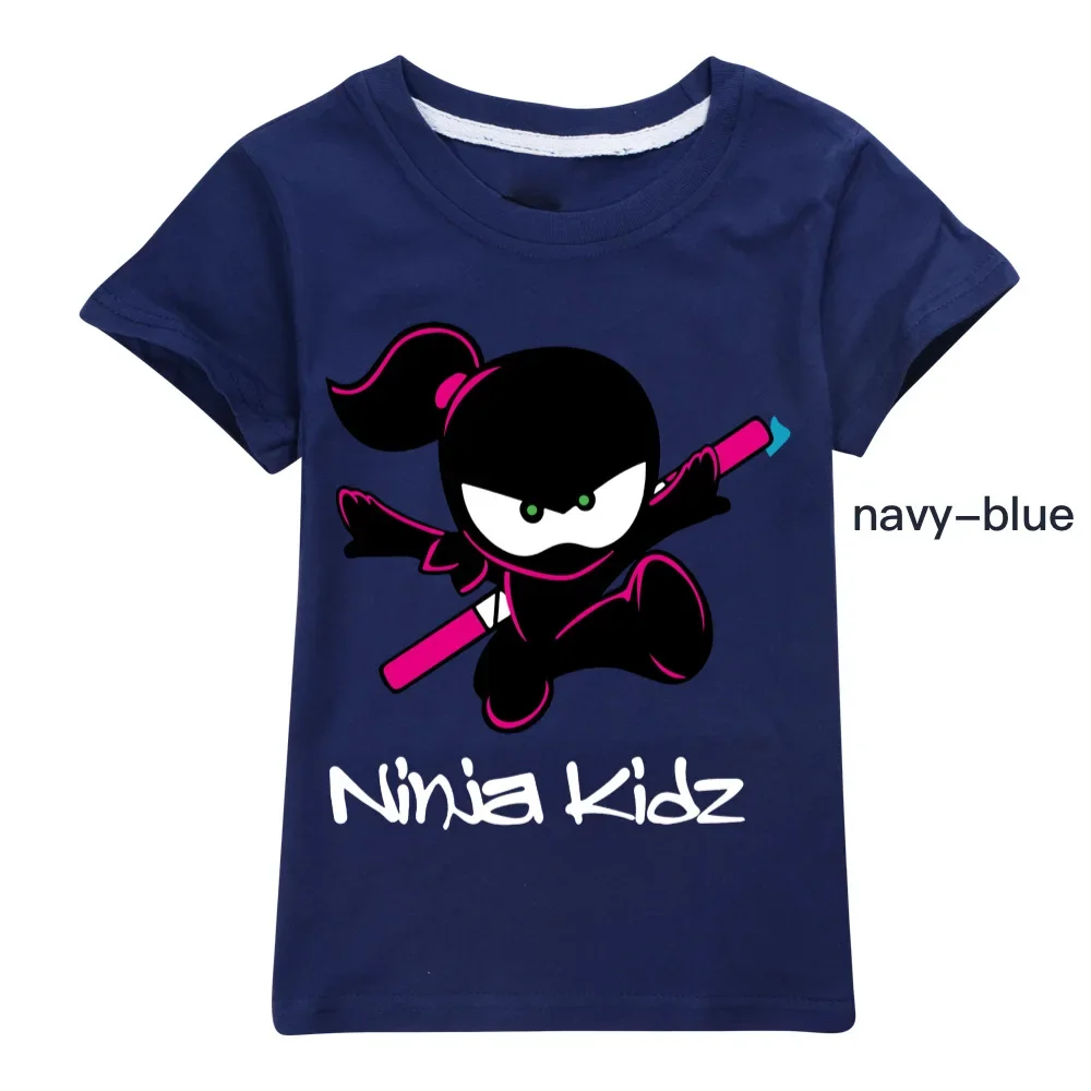 Boys T Shirt Summer NINJA KIDZ 3D Printed T-shirt Kids Funny Harajuku Fashion Top Boys&Girls Tee tops 2-16 Years kids clothes