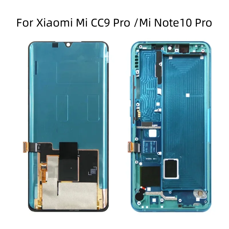 100%test  Original Lcd For Xiaomi Mi CC9 Pro CC9Pro LCD Display Touch Screen Digitizer Part For Mi Note10 Pro Note10Pro Screen