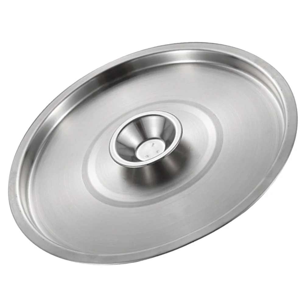 

Metal Cover Taste Cup Lid Bowl Covers Universal for Seasoning Pot Stainless Steel Reusable