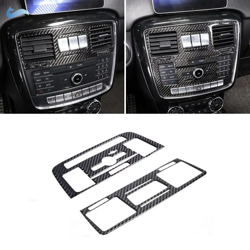 Car Central CD AC Control Panel Air Vent Outlet Frame Cover Trim For Mercedes Benz G Class W463 2013 2014 2015 2016 2017 2018 - view 2