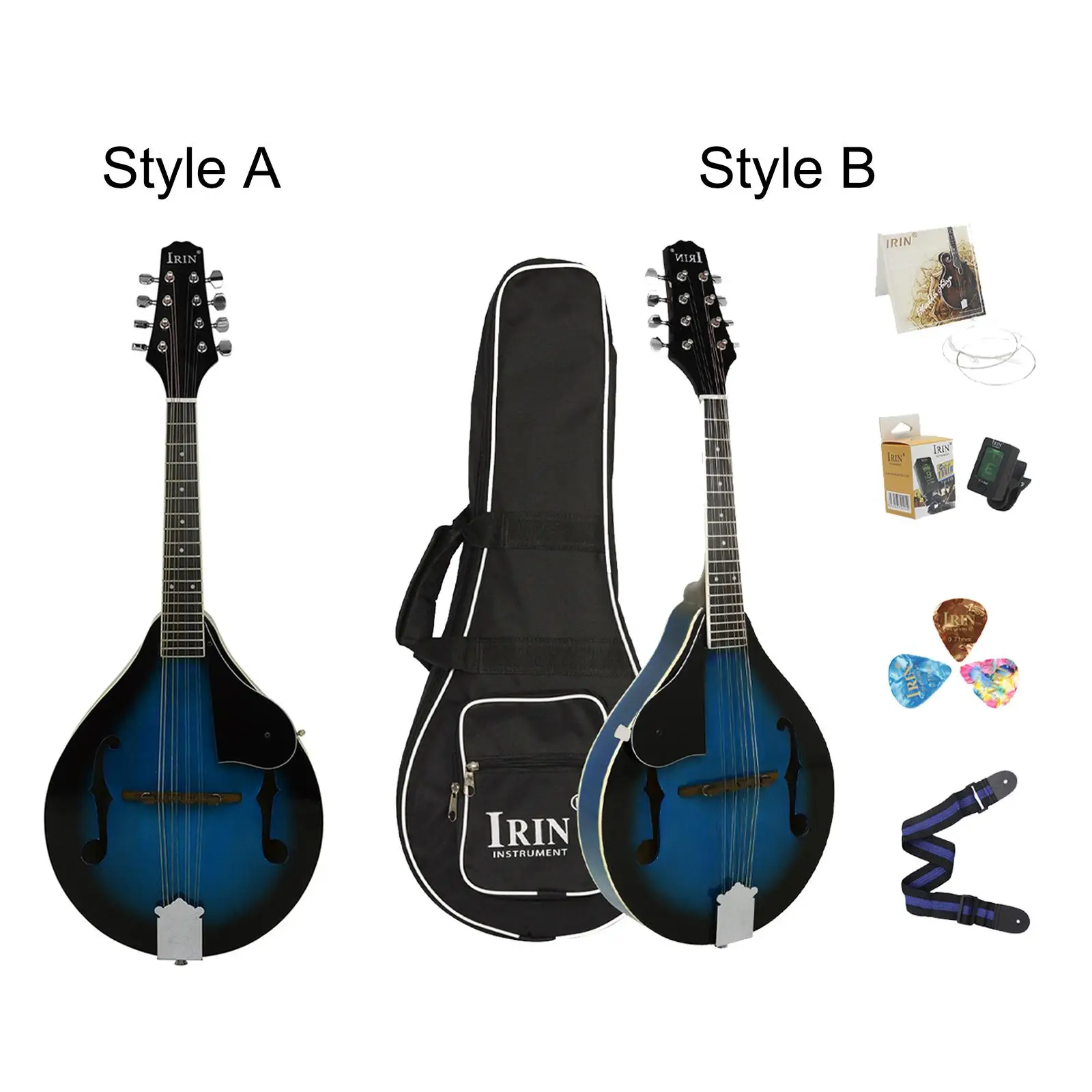 8 String Acoustic Mandolin for Kids And Adults, Musical Instrument for Learning