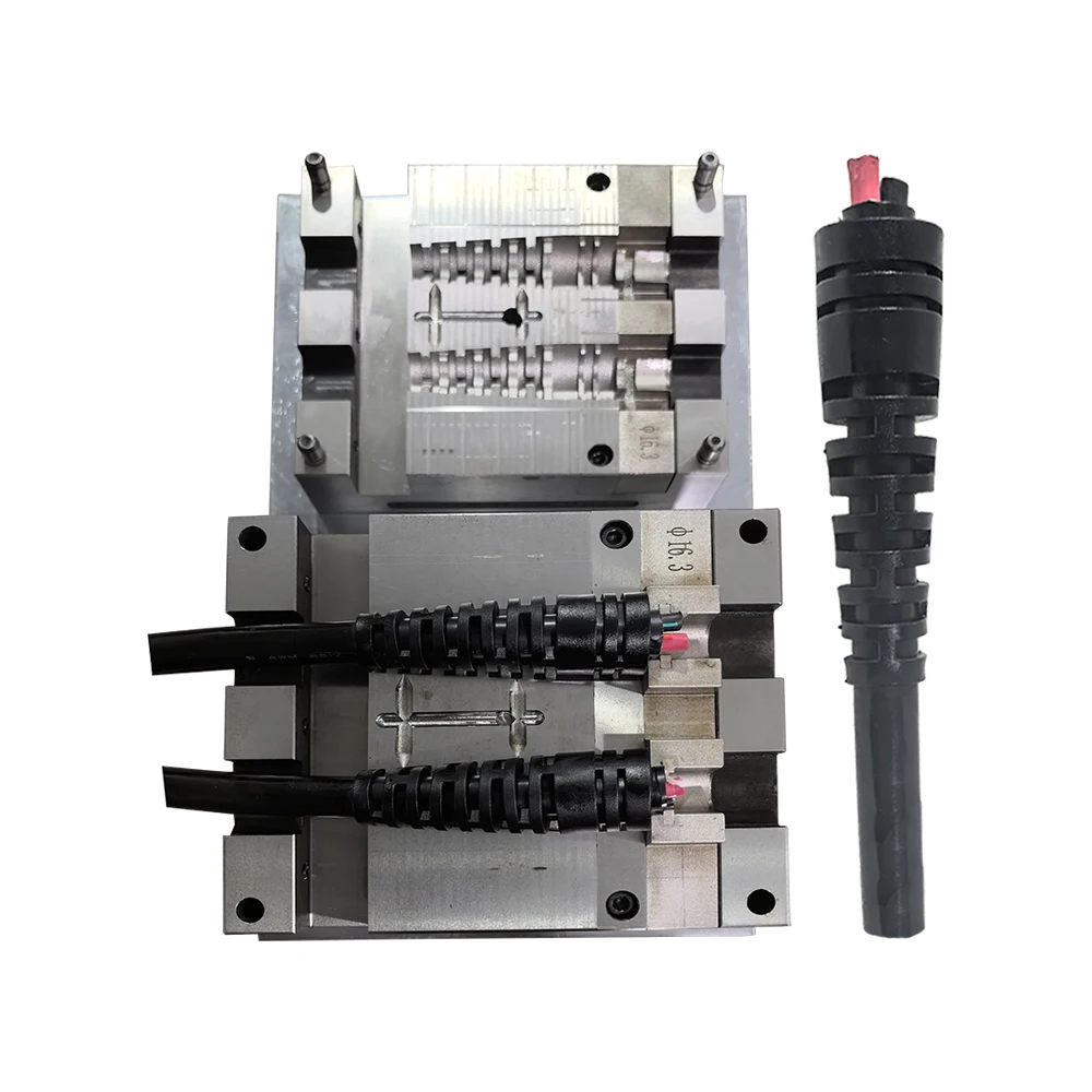 

OEM Mold Making Power Cord Grommet Mold AC High Current Charging Cables Pvc SR Tail Plug Injection Mould