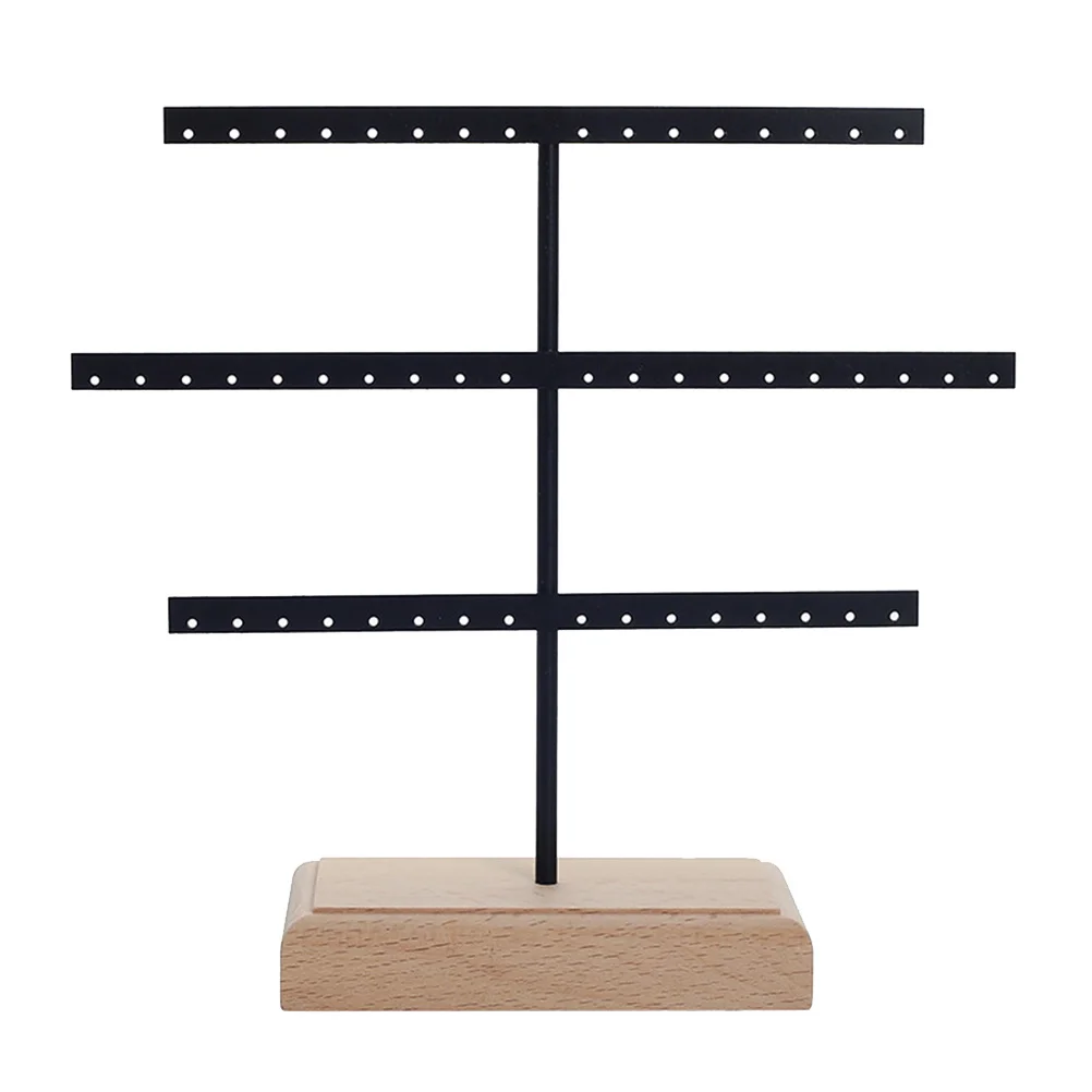 

Iron Earrings Display Stand 52 Holes Large Capacity Jewelry Organizer Holder for Earrings Vanity Dresser Counter