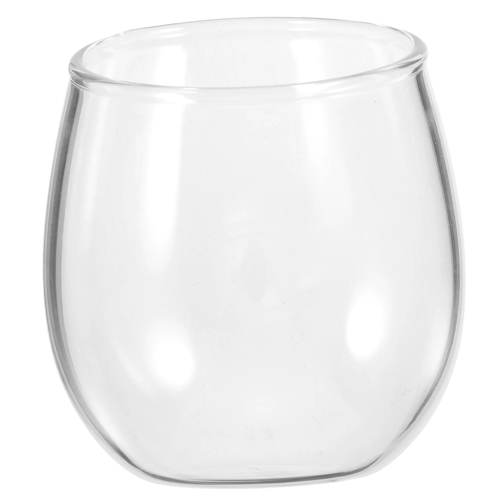

300Ml Egg-Shaped Stemless Wine Glass Modern Red Wine Glasses Set for Party Bar Drinkware Glass Water Cup Elegant Design