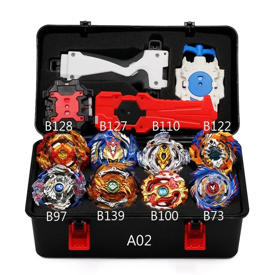 Takara Tomy New Beyblade Burst Metal Fusion Fighting Metal Booster Package Toys Grip Launcher boxs Original