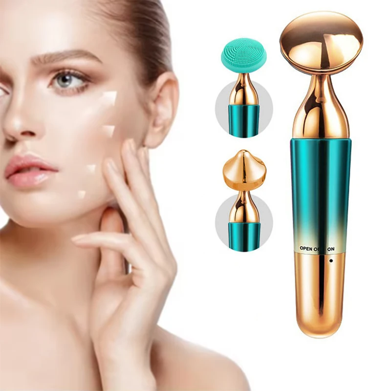 Dispositivos eléctricos de belleza Facial, Lifting Facial, masaje Facial antiarrugas para ojos con crema Facial, presentador, cuidado del rejuvenecimiento de la piel