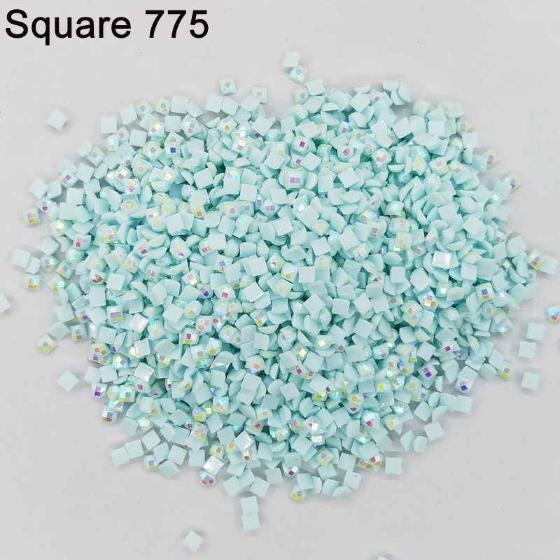 Diamond Painting AB Square Stone Diamond Resin Electroplating Mosaic Gift Making Diamond Painting-Square Diamond AB Square Drill