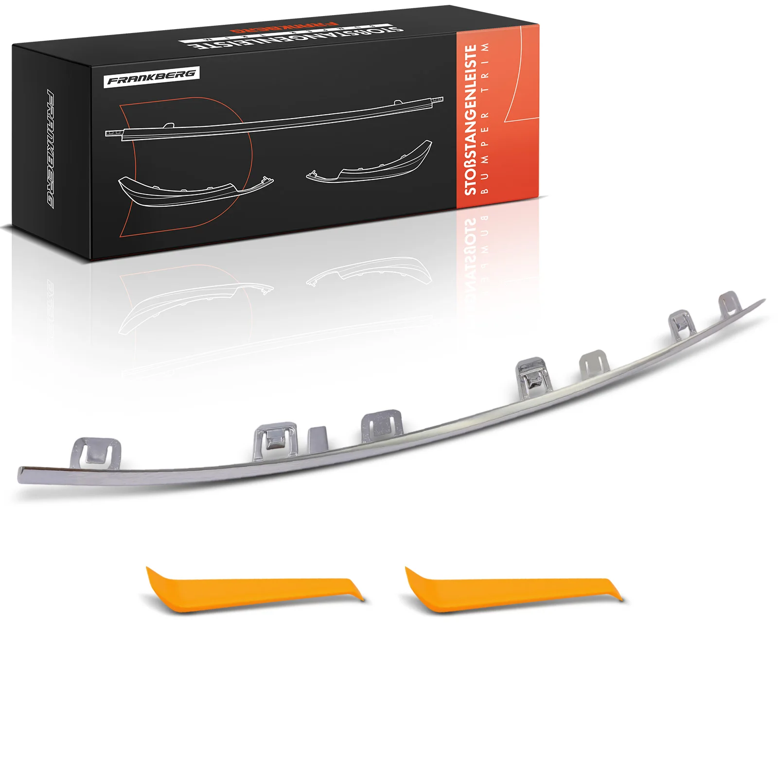 Frankberg 1x Garniture de pare-chocs avant droit pour Mercedes-Benz Classe C W206 S206 1.5L 2.0L Année de construction à partir de 2021 2068854202