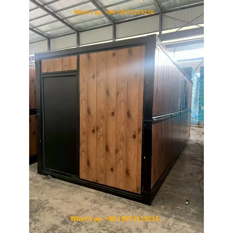 2026 Luxury Folding Container House Modern Design Green Energy Saving Movable Foldable Prefab Durable Sandwich Panel Steel