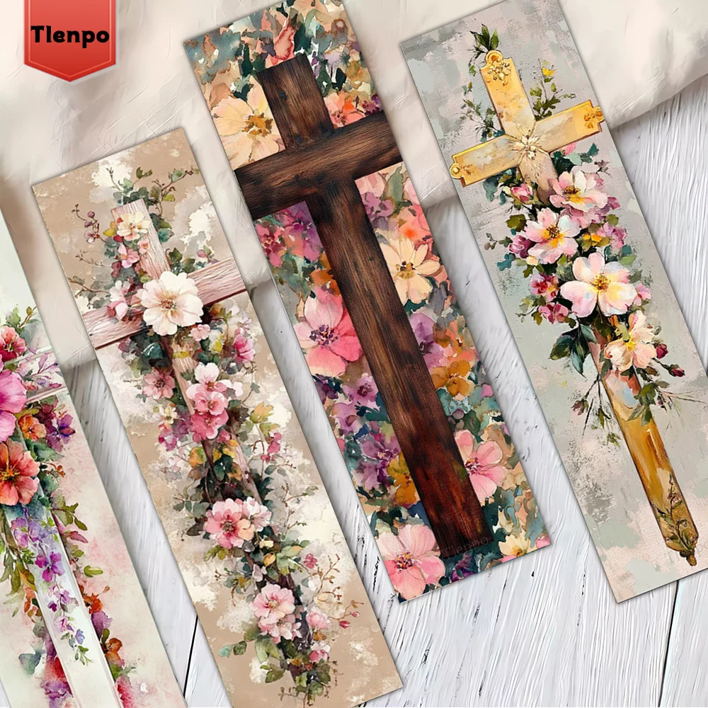 32pcs, Prosperous Cross Bookma - Resin Art Bookmark 评论和价格