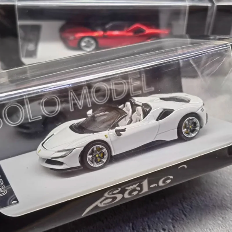 

Литой под давлением 1:64 SF90 Roadster Hardtop, трансформируемый сплав, имитация модели автомобиля, статическая коллекция, украшенная праздничная игрушка, сувенир, подарок
