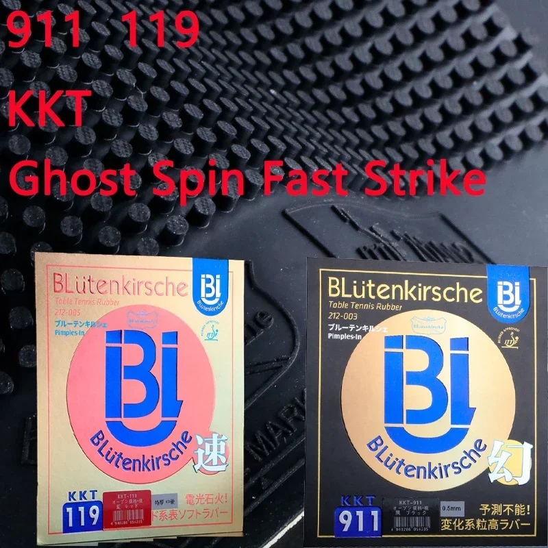 

Original BLütenkirsche 911/119 KKT Table Tennis Rubber Sheet Pips-out & Long Pips Ping Pong Rubber Ghost Spin Fast Strike