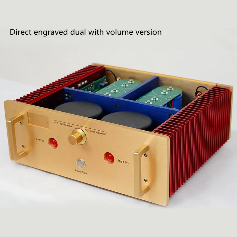 WL-01 No Negative Feedback Study/Copy Dartzeel NHB108 Power Amplifier 140W*2 8Ohm OFC Super Pure Cooper Transformer Best Sound