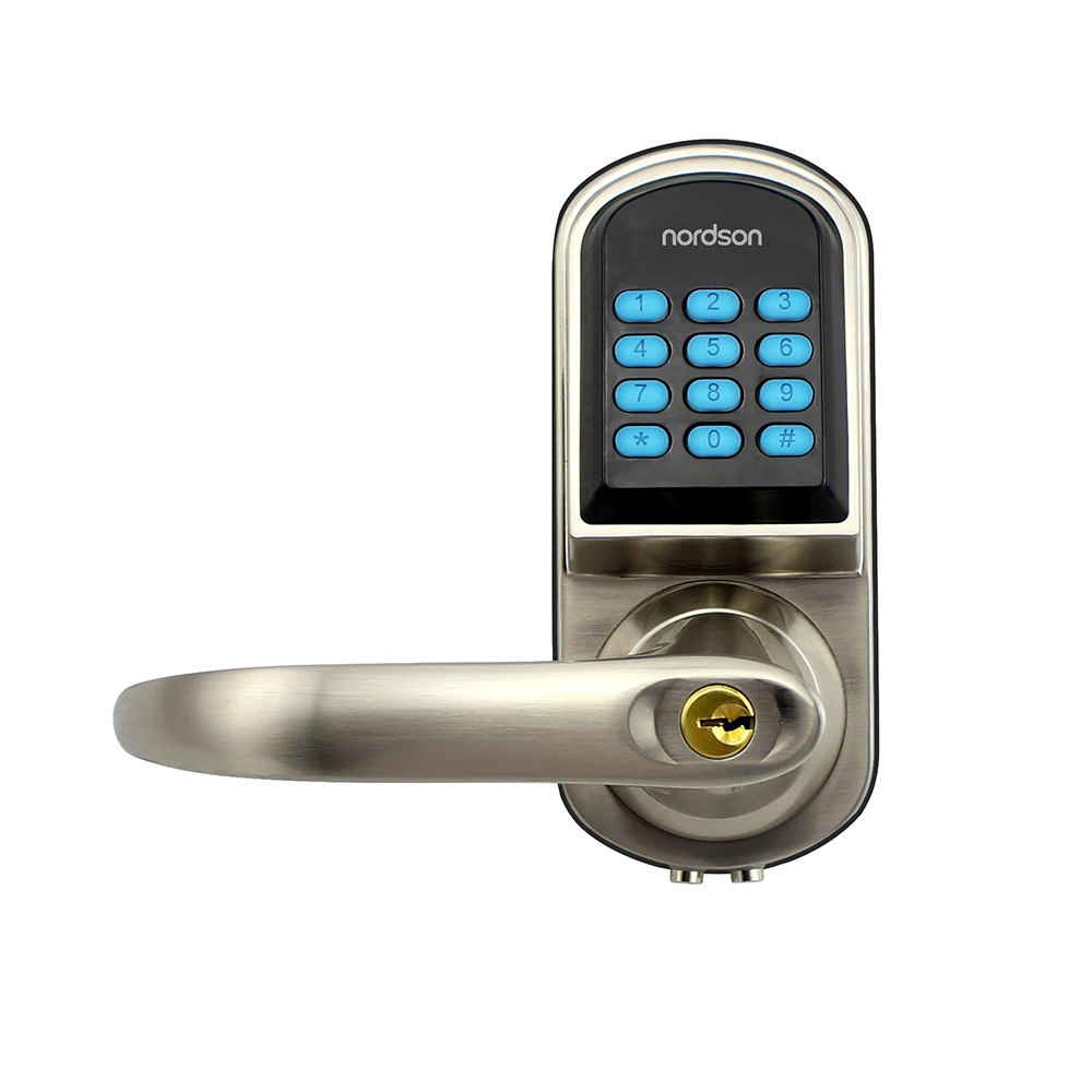 Double Cylinder Knob Key Card Electric Code Digital Door Lock