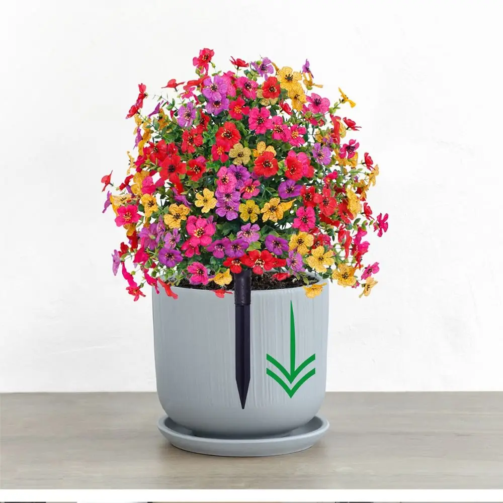 

Eucalyptus Flower Artificial Fake Violet Flower Ground Stake Micro Landscaping Fake Violet Flower Ball Plastic Yard Art H1620-92