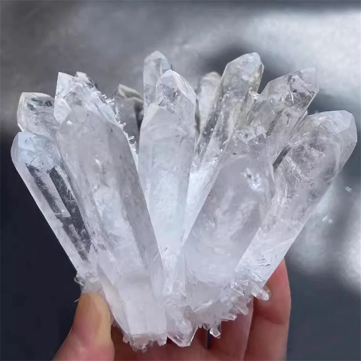 Natural Raw Quartz White Clear Crystal Cluster Healing Stones Crystal Point Specimen Home Decoration Raw Crystals