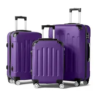 3-Piece Luggage Set Travel Lightweight Suitcases with Rolling Wheels, TSA lock & Hardside Corner, Family Travel Luggages Sets 2
