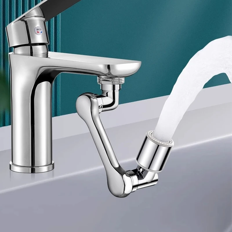 معدن 1440 °   العالمي دوران صنبور البخاخ رئيس مغسلة صنبور موسع مهوية الفوار فوهة المطبخ الحنفية الحمام المنتج