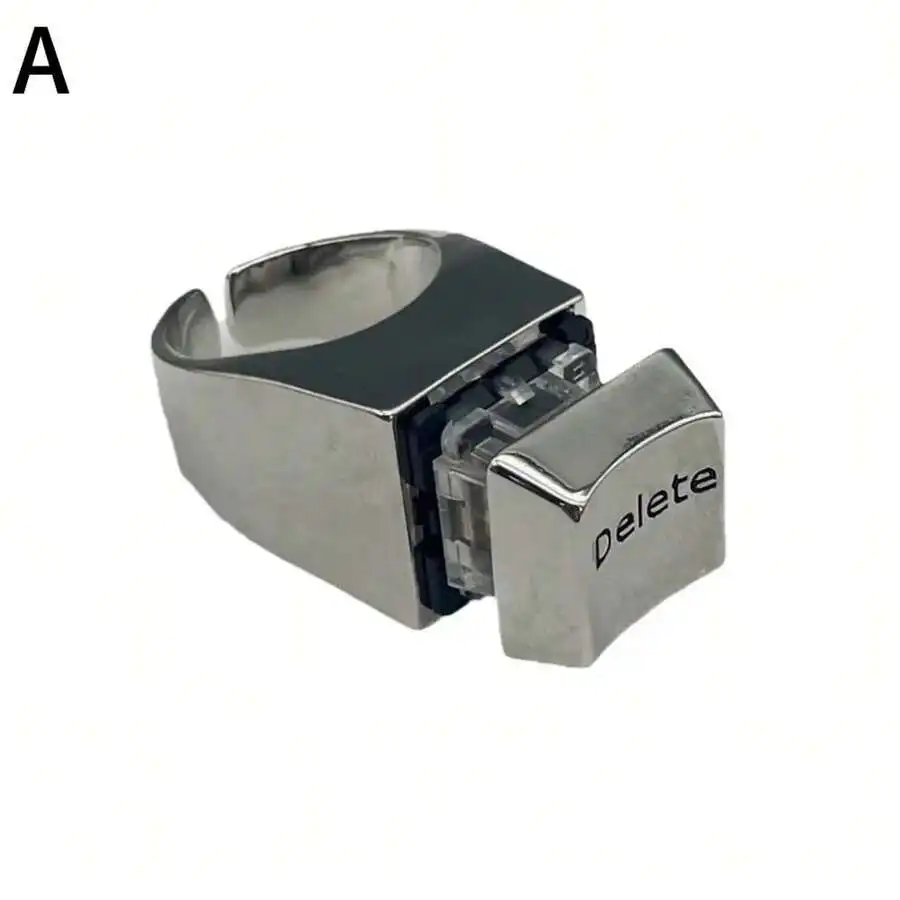 

Adjustable Delete Key Ring Keyboard Switch Tester Fashion Metal Ring