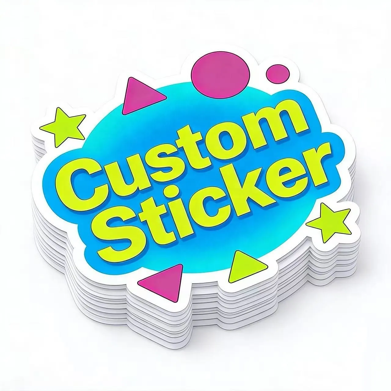 100 Stück Personalisierte Vinyl-Aufkleber, Etiketten, Gestanzte Wasserfeste Etiketten für Verpackungen, Hochzeiten, Partys und Geschäfte – Detail 1
