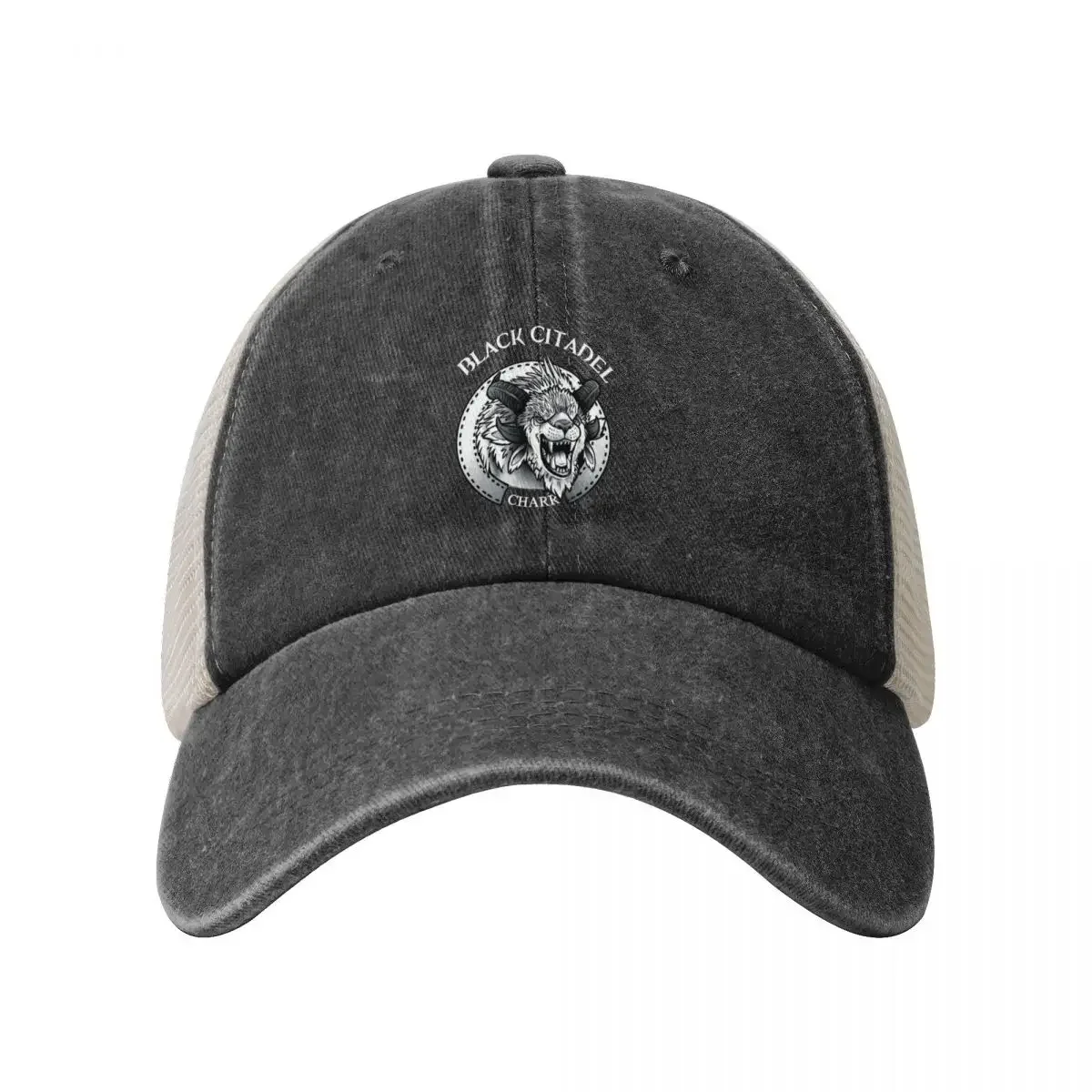 Charr GW2 Black Citadel Baseball Cap Icon Designer Hat Boy Women's