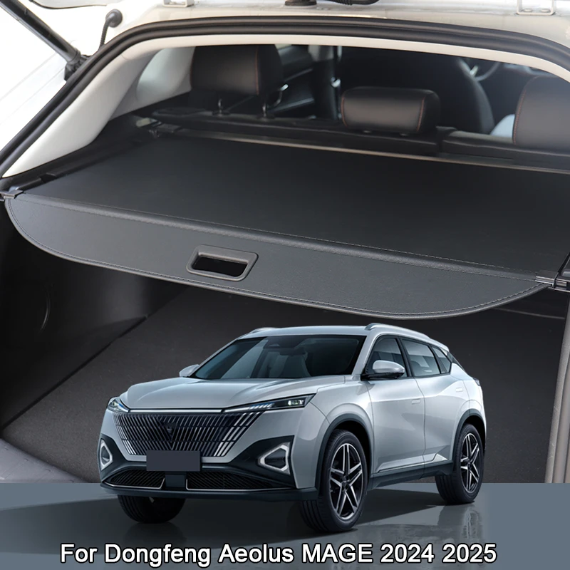 

For Dongfeng Aeolus MAGE 2024 2025 Car Retractable Rear Trunk Curtain Cover Organizer Privacy Security Screen Shield Shade Cargo