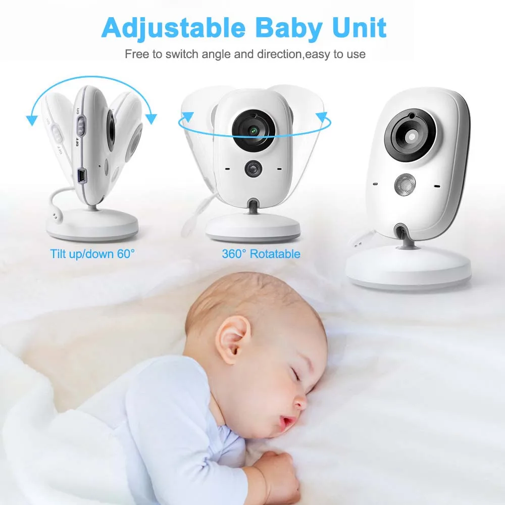 3.5'' Video Baby Monitor with Night Vision 5