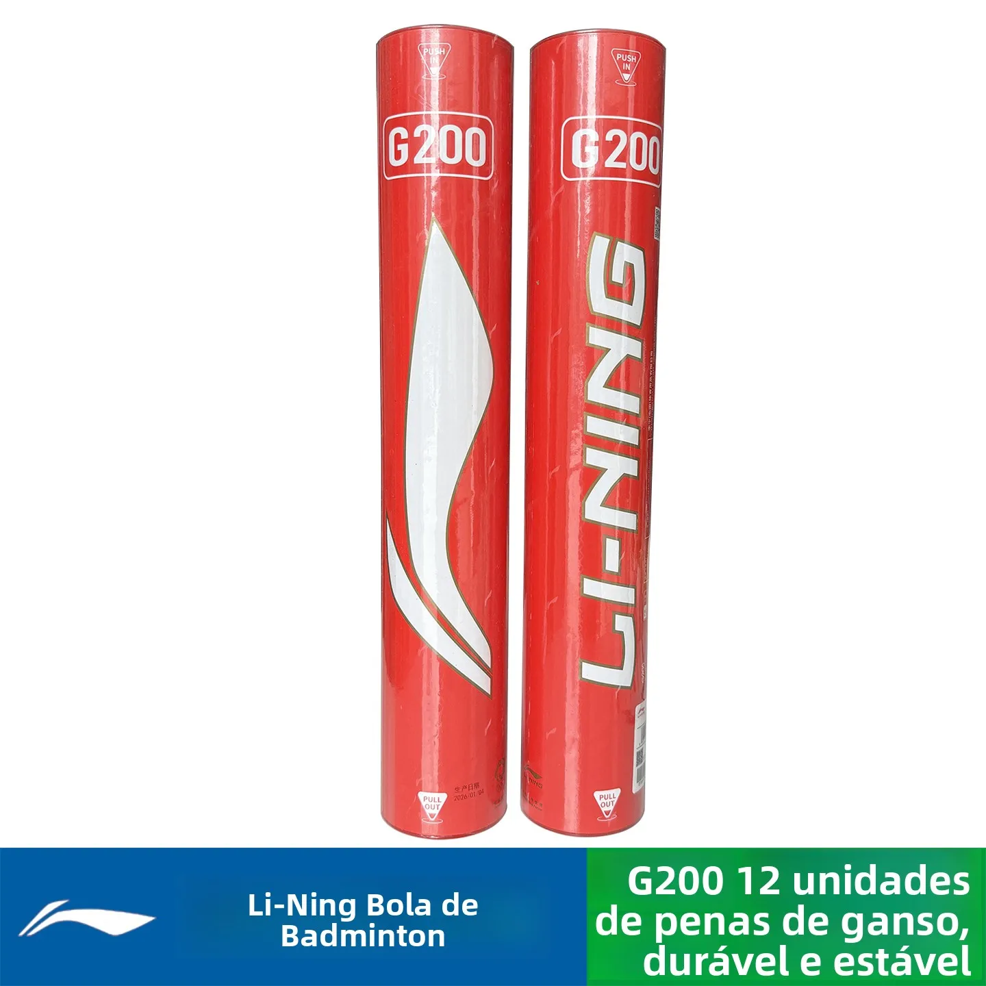 volants-de-badminton-true-g200-en-plumes-d'oie-pour-entrainement-et-match-stabilite-de-vol-lot-de-12-pieces-qualite-professionnelle-liege-composite
