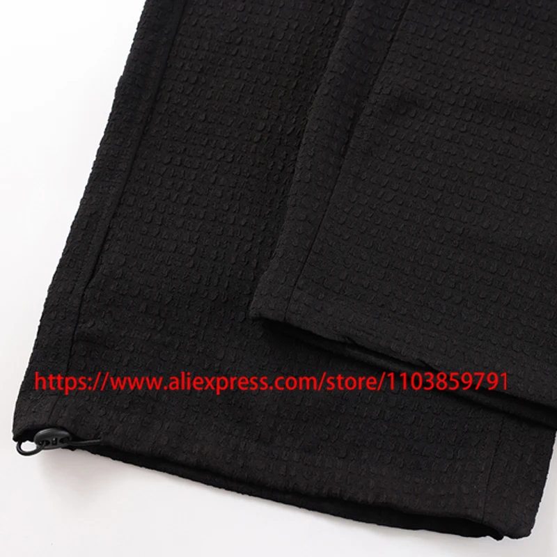 High Street Fashionable Nonnod Casual Pants Jacquard Pattern Sport Loose Nonnod Wide-leg Pants Unisex Style